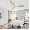 TANANT Ventilateur de plafond encastré de 132cm, DC 3 pales en bois sc...