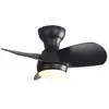 EIFSON Ventilateur de plafond 58 cm, avec 3 pales en abs, lumière led ...