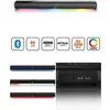 Lenco Barre de son 85cm 40W RMS Bluetooth HDMI LED lights entrée AUX E...