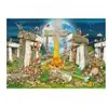 D-TOYS Lot de 2 puzzles de dessin animé Stonehenge - Multicolore