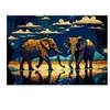 Roovi Des Éléphants Pleins de Vie 81117