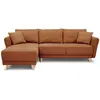CASAPY Canapé d'angle convertible réversible 3-4 places CLAUDIUS - Tis...