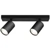 BRAYTRON Plafonnier 2 Spots Saillies Beta-W2 Alu Gu10 2x35w Noir