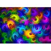 Enjoy Puzzle Abstract Neon Feathers Puzzle-1964