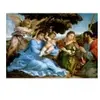 Enjoy Puzzel 1000 Stukken: Madonna met Kind, Heiligen