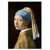 Puzzle 1000 pièces Enjoy - Johannes Vermeer : La Jeune Fille à la Perl...