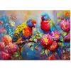 Enjoy Puzzle legpuzzel tropische vogels 1000 stukjes kleurrijk.