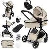 GaGaDumi SoHo poussette combinée 3-en-1 i-Size nacelle & siège auto ul...