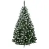 Sapin de Noël artificiel GaGaDumi, aiguilles blanches, branches denses, décoration de Noël, Made in EU, Sapin Beata  180 cm