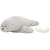 Peluche veilleuse Phoque nature bio gris
