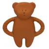 Moonie Ourson de dentition en caoutchouc naturel caramel