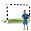 Voetbaldoel 300 x 200 x 120 cm NS-465 zwart en wit