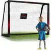Voetbaldoel 180 x 120 x 60 cm NS-463 zwart en rood