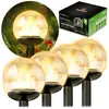 Lampe solaire, boule transparente, 4 pcs. Ilumen LS-103