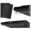 JANSHOP Hotte de Cuisine Sous Meuble - Berdsen BE-10A - 60 cm - Noir -...