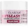 Claresa, Nail art + faux ongles, Gel Builder Soft & Easy Glam Pink 45g