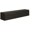 Meuble TV 2 portes -suspendu - BEMMI- 150 cm - noir