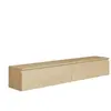 Meuble TV 2 portes -suspendu - BEMMI- 175 cm - chêne de Lindberg