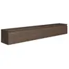 Meuble TV 4 portes -suspendu - BEMMI- 200 cm - noyer du Wisconsin