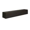 Meuble TV 2 portes -suspendu - BEMMI- 175 cm - noir