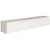 Meuble TV 2 portes -suspendu - BEMMI- 175 cm - blanc