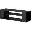 Meuble TV - WERI - 100 cm - noir - style moderne