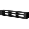 Meuble TV - WERI - 175 cm - noir - style moderne