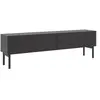 SELSEY Meuble TV - NOLIE - 175 cm - debout - couleur du bois de frêne Portland