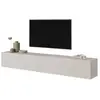 Meuble TV 2 portes - BALEO - 200 cm - greige