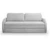 SELSEY Canapé convertible 3 places - DIEGO NEVE - gris clair