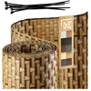 KADAX Ruban de clôture pour panneaux de clôture 19 cm 2,55 m Couvertur...