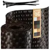 KADAX Tuinband van Technorattan, 19 x 255 cm, 10 kleuren, privacyfolie...