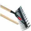 KADAX Scarificateur Manuel avec Manche en Bois et Tête en Acier Aérate...