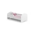 KOBI Lit Enfant + Matelas + Barriere De Securite 140x70