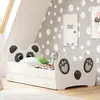KOBI Lit enfant "PANDA" 140x70cm +tiroir + matelas + sommier