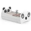 KOBI Lit enfant "PANDA" 160x80cm + tiroir + matelas