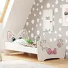 KOBI Lit enfant "PINK CAT" 160x80cm + sommier + matelas