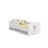 KOBI Lit Enfant + Matelas + Barriere De Securite 160x80
