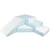 Set de 4 blocs en mousse pour le jeu blanc, bleu (pastel)