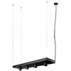 Nowodvorski - Hanglamp Plant 4 lichts L 80 cm B 24 cm zwart