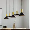 Nowodvorski - Hanglamp Hermanos 5 lichts L 132 cm zwart - goud