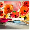 Walliex Fotobehang XXL - Velvet poppies.