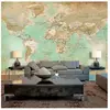 Walliex Fotobehang XXL - Turquoise World Map II.
