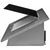 Akpo - wk-4 nero eco 60 applique murale gris, verre noir