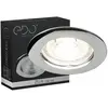 Spot de plafond encastrable ZIVA Chrome IP20 rond EDO777309 EDO