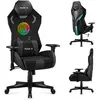 Chaise gaming HUZARO Combat 7.6 RGB LED - Éclairage personnalisable, ...