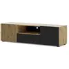 PETITS MEUBLES Meuble TV Auris 150 cm chêne artisan / noir mat
