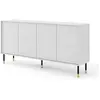 Buffet 4 Portes Stratifiés Blanc