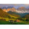 CherryPazzi Santa Maddalena, Dolomites Puzzel 1000 Stukjes