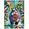 CherryPazzi Happy Hippo Puzzel 500 Stukjes